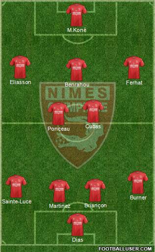 Nîmes Olympique Formation 2021