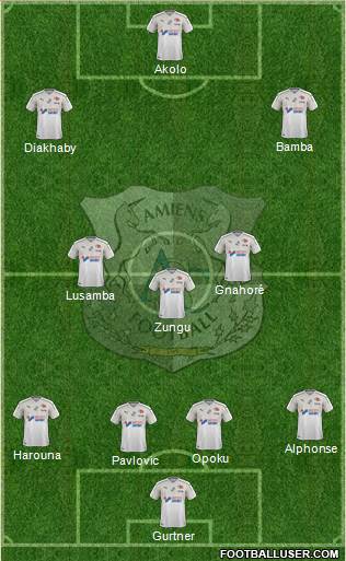 Amiens Sporting Club Football Formation 2021