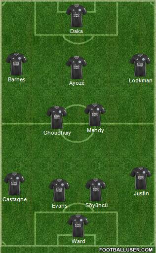 Leicester City Formation 2021