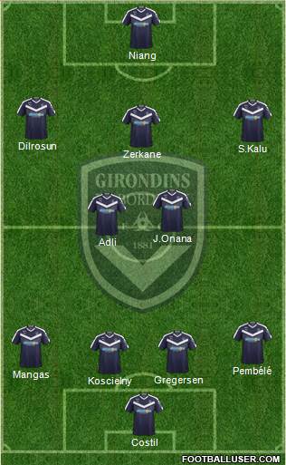 FC Girondins de Bordeaux Formation 2021