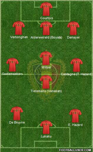 Belgium Formation 2021