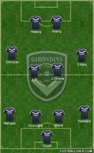FC Girondins de Bordeaux Formation 2021