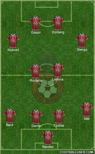 OGC Nice Côte d'Azur Formation 2021