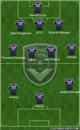 FC Girondins de Bordeaux Formation 2021