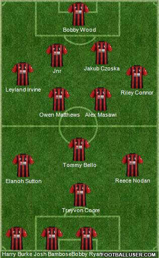 AFC Bournemouth football formation