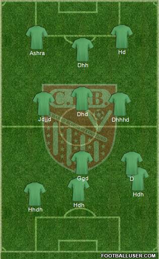 Chabab Riadhi Belouizdad 4-4-1-1 football formation