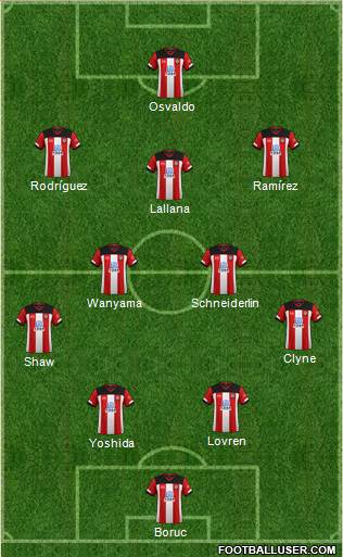 Southampton football formation