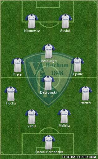 VfL Bochum football formation