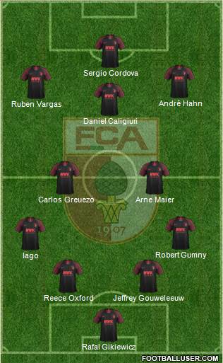 FC Augsburg Formation 2021