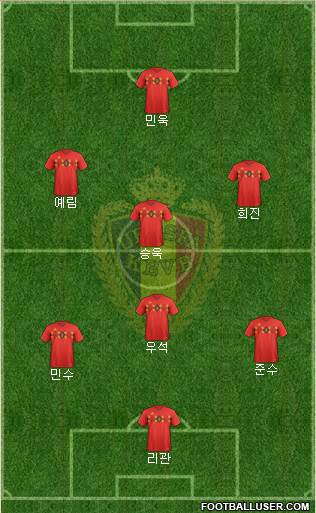 Belgium Formation 2021