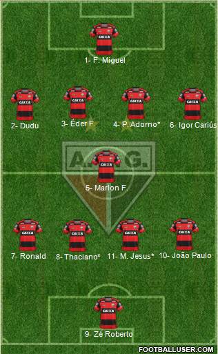 Atlético C Goianiense football formation