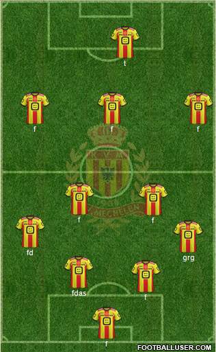 Yellow Red KV Mechelen Formation 2021