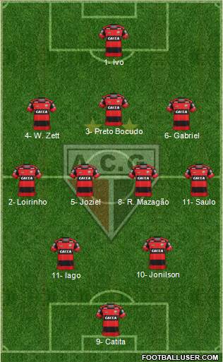 Atlético C Goianiense football formation