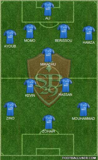 Stade Brestois 29 Formation 2021