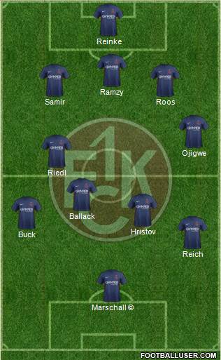 1.FC Kaiserslautern football formation