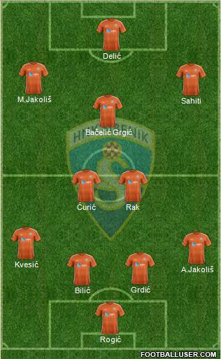 HNK Sibenik Formation 2021