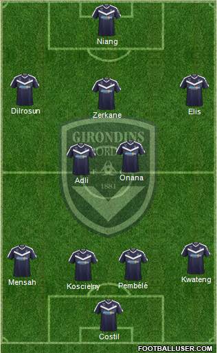 FC Girondins de Bordeaux Formation 2021