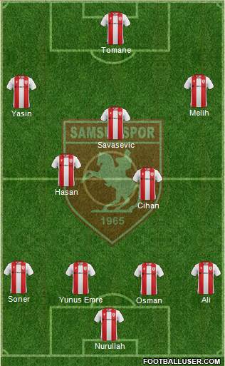 Samsunspor football formation