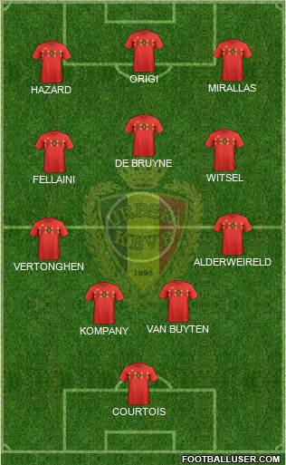 Belgium Formation 2021