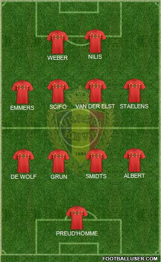 Belgium Formation 2021