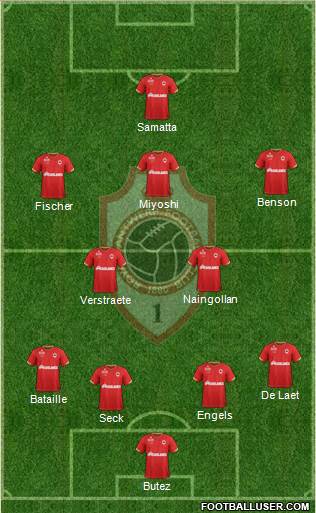 R Antwerp FC Formation 2021