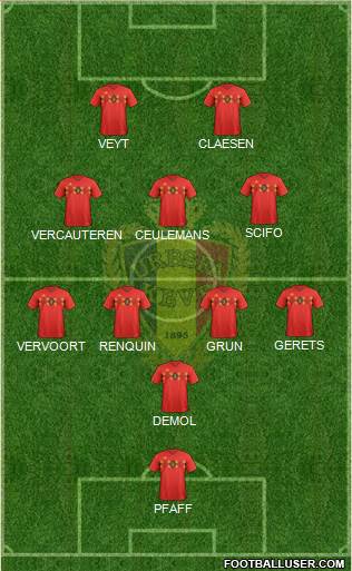 Belgium Formation 2021