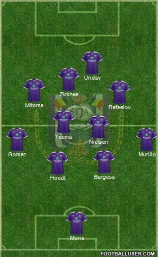 RSC Anderlecht Formation 2021