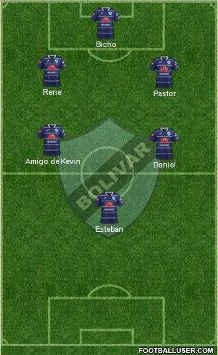 C Bolívar football formation