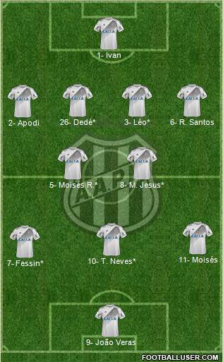 AA Ponte Preta Formation 2022