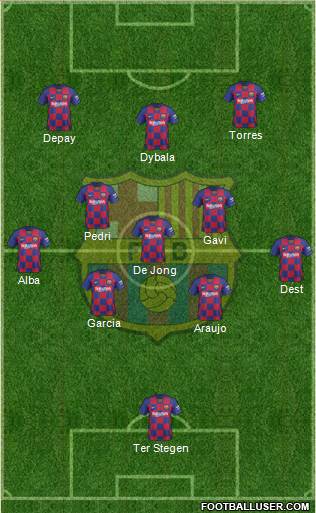 F.C. Barcelona Formation 2022