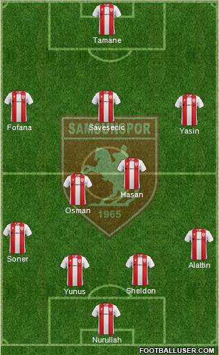 Samsunspor football formation