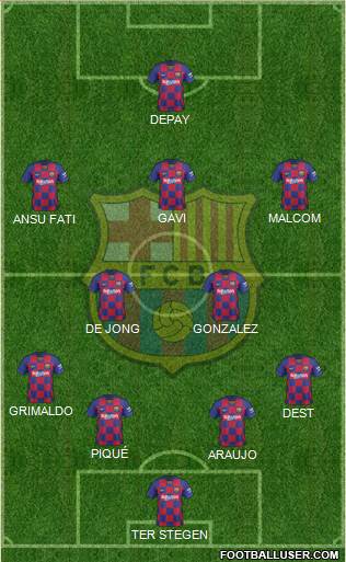 F.C. Barcelona Formation 2022