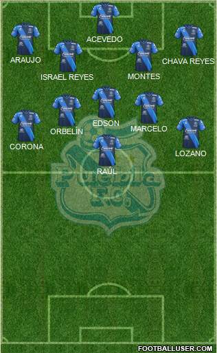 Club Puebla de la Franja Formation 2022