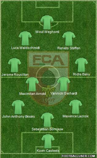 FC Augsburg Formation 2022