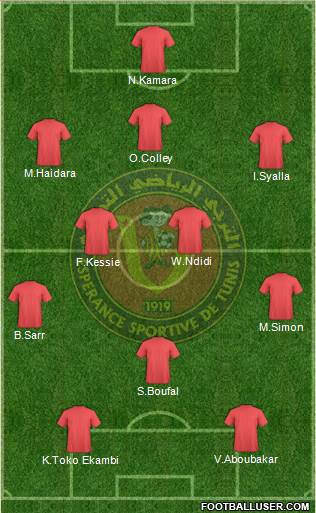 Espérance Sportive de Tunis football formation