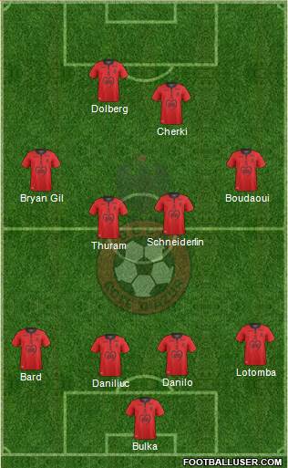 OGC Nice Côte d'Azur football formation