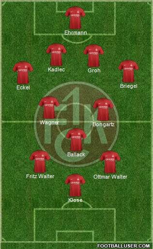 1.FC Kaiserslautern football formation