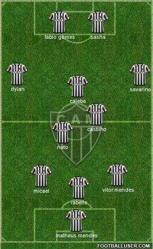 C Atlético Mineiro football formation