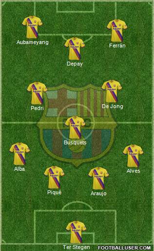 F.C. Barcelona Formation 2022