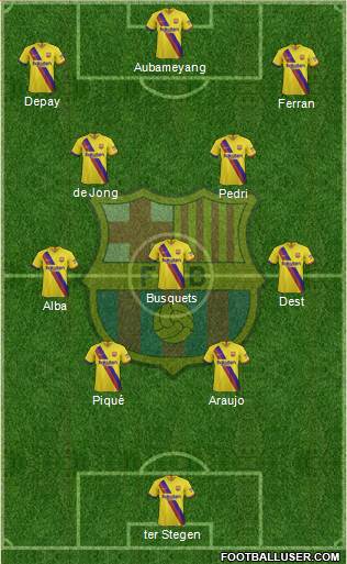 F.C. Barcelona Formation 2022