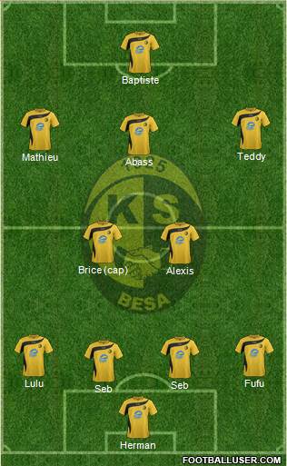 KS Besa Kavajë Formation 2022
