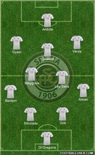 Spezia 4-2-3-1 football formation