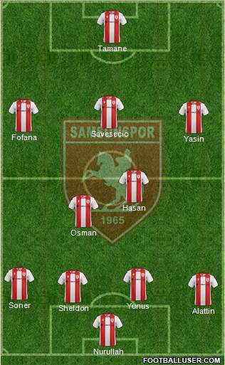 Samsunspor football formation