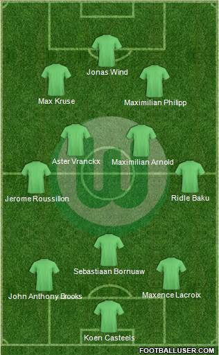 VfL Wolfsburg football formation