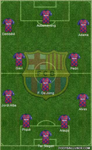 F.C. Barcelona Formation 2022