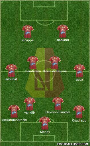 CC Deportes Tolima football formation