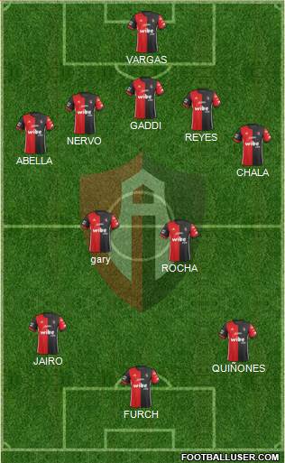 Club Deportivo Atlas football formation