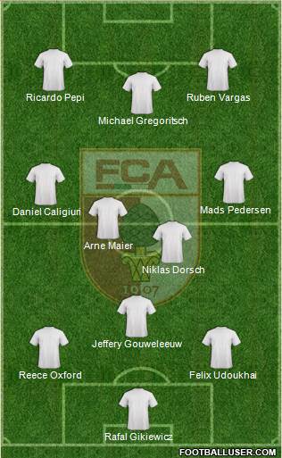 FC Augsburg Formation 2022