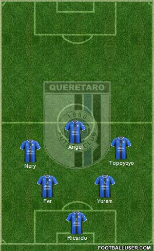 Club de Fútbol Gallos Blancos Formation 2022