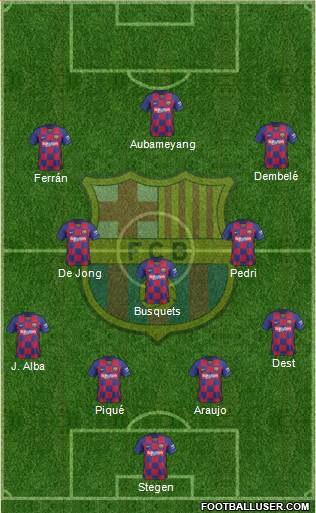 F.C. Barcelona Formation 2022